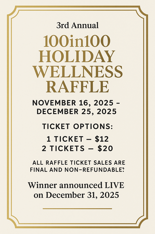 3rd Annual 100in100 Holiday Wellness Raffle – Win a 40" 4K UHD Fire TV + Wellness Kit