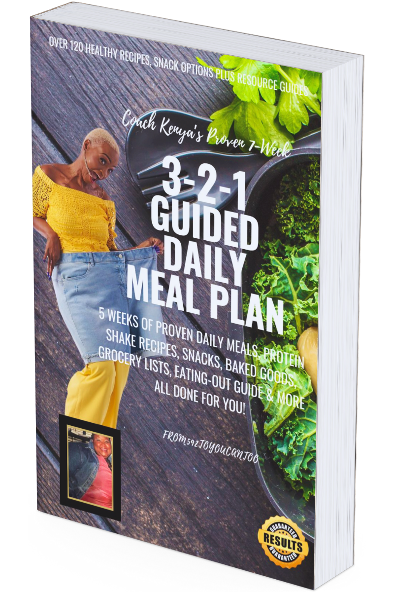 EAT BETTER 7- Week  3-2-1 Daily Guided Meal Plan w/ Recipes, Grocery List & More