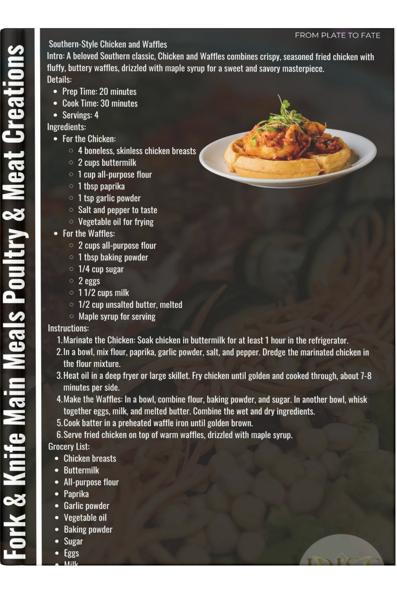 From Plate to Fate Cook Book by Kenya Elliott + I.R.I.S.E. Fit Kit