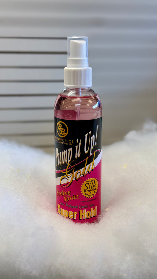 Pump it Up Gold Styling Spritz