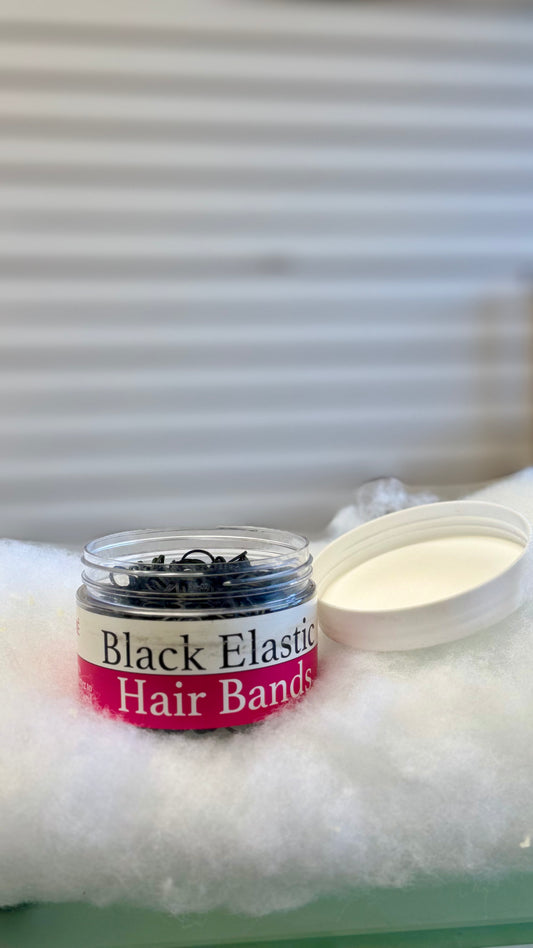 Black Elastic Hair Bands