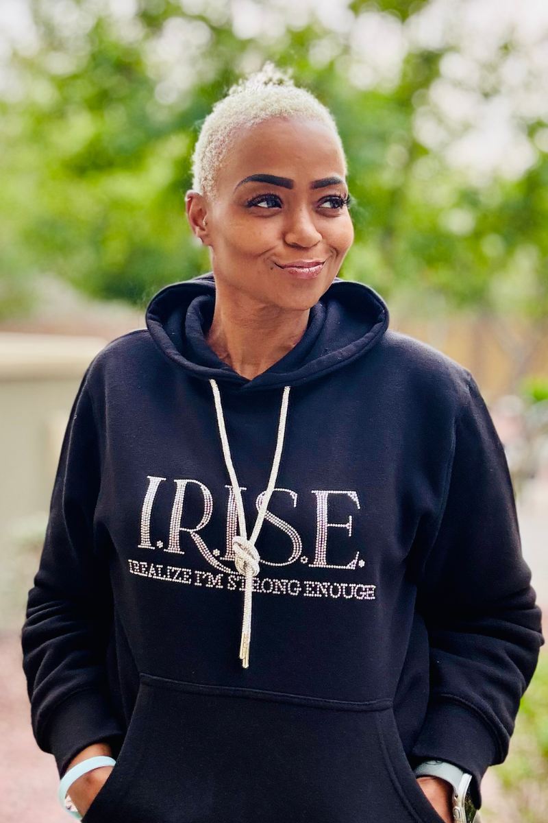 I.R.I.S.E. Bling Hoodie w/ Crystal DS