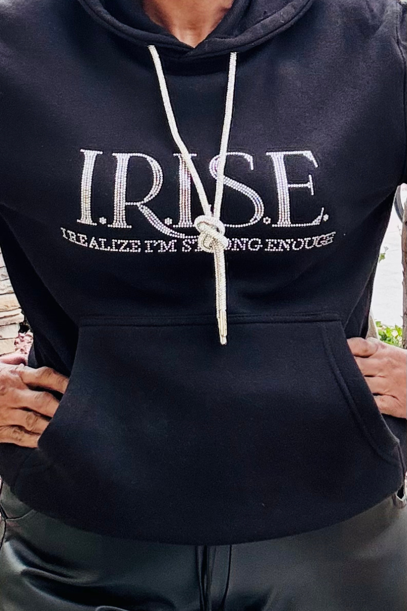 I.R.I.S.E. Bling Hoodie w/ Crystal DS