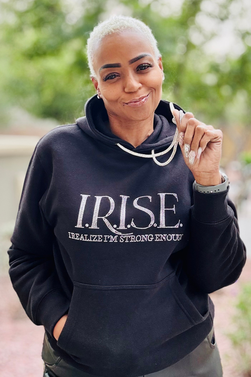 I.R.I.S.E. Bling Hoodie w/ Crystal DS