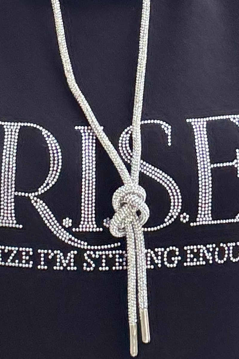 I.R.I.S.E. Bling Hoodie w/ Crystal DS