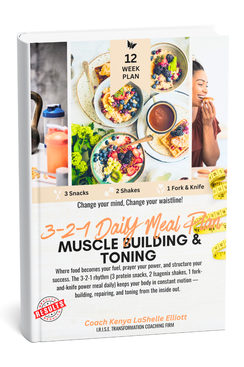 I.R.I.S.E. Muscle Building & Body Toning 3-2-1 Daily Meal Plan + Fit KIt ( Free)