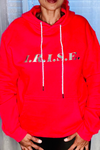 I.R.I.S.E. Metallic Hoodie w/ Crystal String