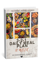 12-Week 3-2-1 Daily Meal Plan + FREE Resistance Bands — Coach Kenya's Signature Nutrition System