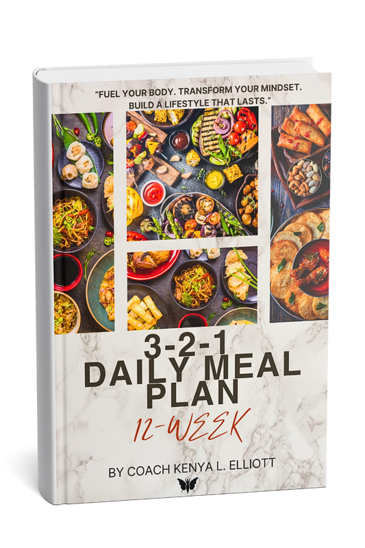 12-Week 3-2-1 Daily Meal Plan + 3 pc Resistance Bands (FREE)