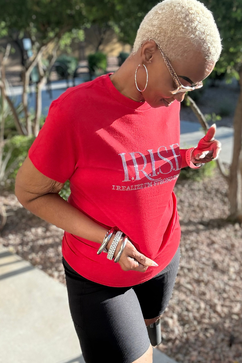 The Signature I.R.I.S.E. Rhinestone Tee
