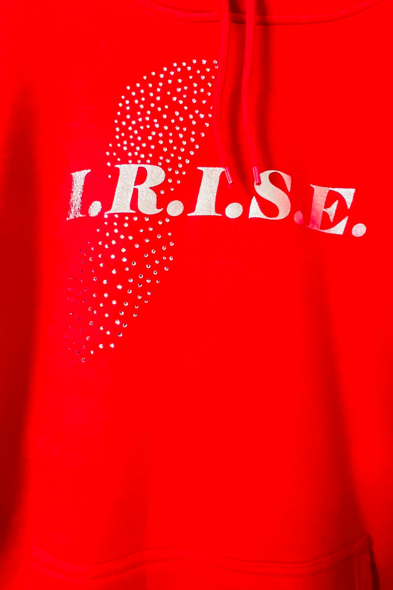Limited Edition Metallic & Bling  I.R.I.S.E. Pullover Hoodie