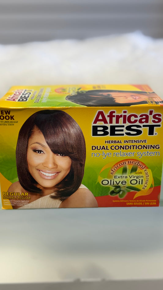 Africa’s Best Herbal intensive dual conditioner no lye relaxer regular