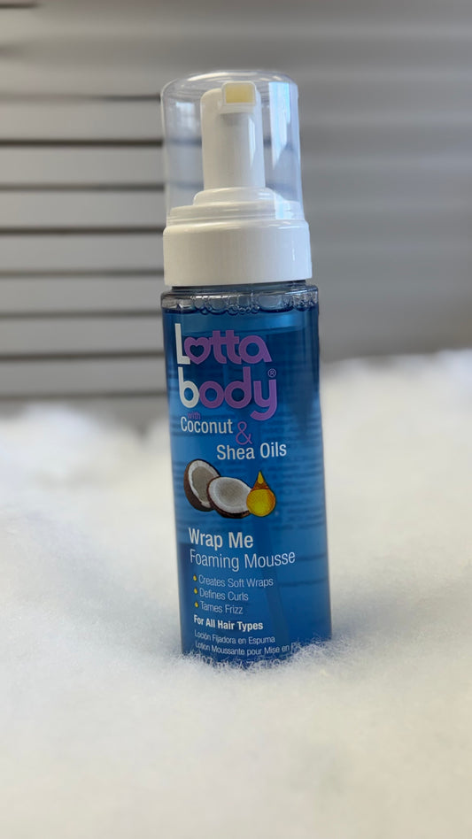 Lotta Body with coconut and Shea oils, foaming mousse