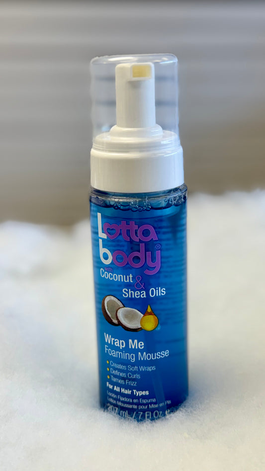 Lotta Body with coconut and Shea oils, foaming mousse