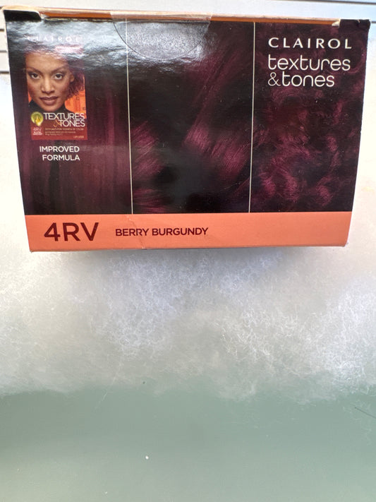 Clairol texture and tones, brilliant color and moisturization