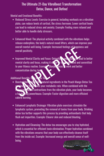 21-Day Vibration Plate Fitness Plan & Fit Kit