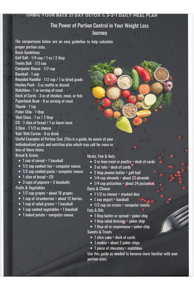 Unbig Your Back 21 Day Detox Guide & 3-2-1 Daily Meal Plan + Bonus Guides