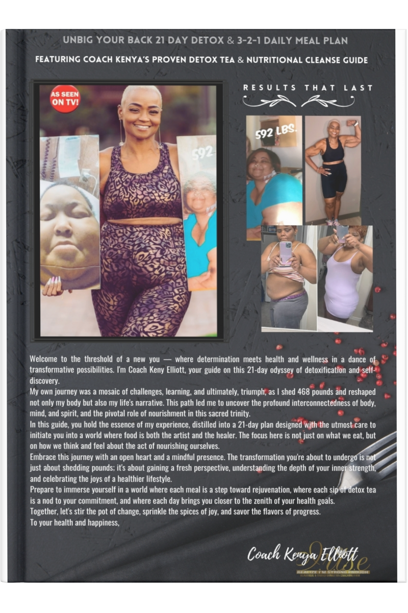 Unbig Your Back 21 Day Guide + Meal Plan &I.R.I.S.E. Fit Kit