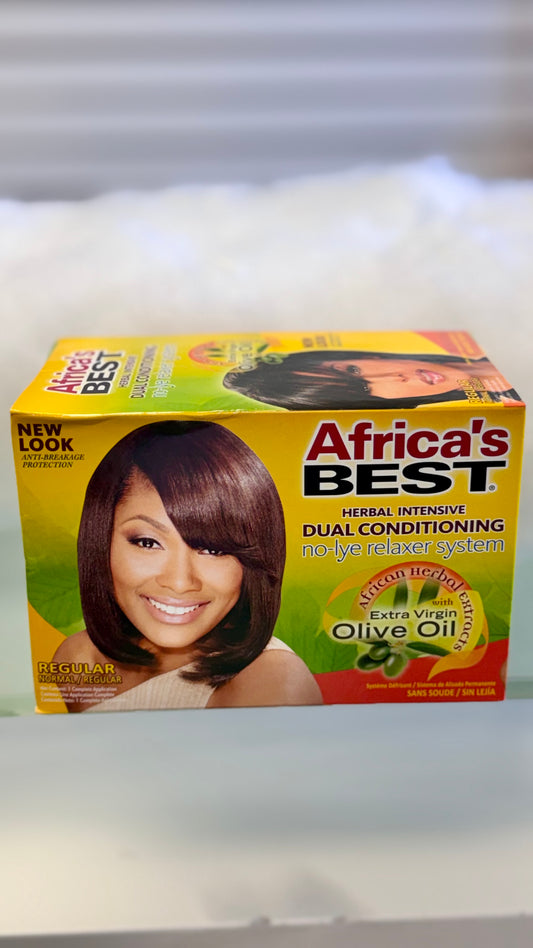 Africa’s Best Herbal intensive dual conditioner no lye relaxer regular