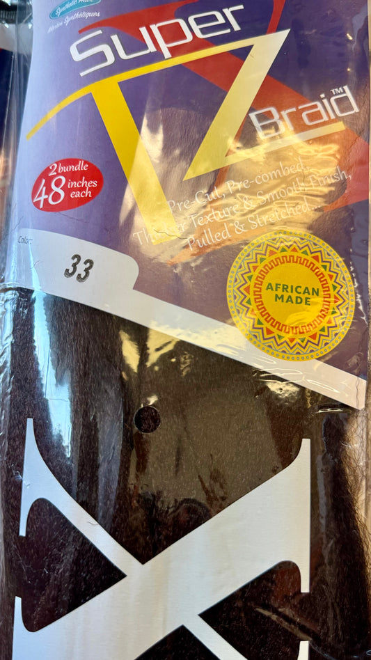 Supreme XTZ Pre-Stretched Braiding Hair 48” – 170g (All 61 Colors)