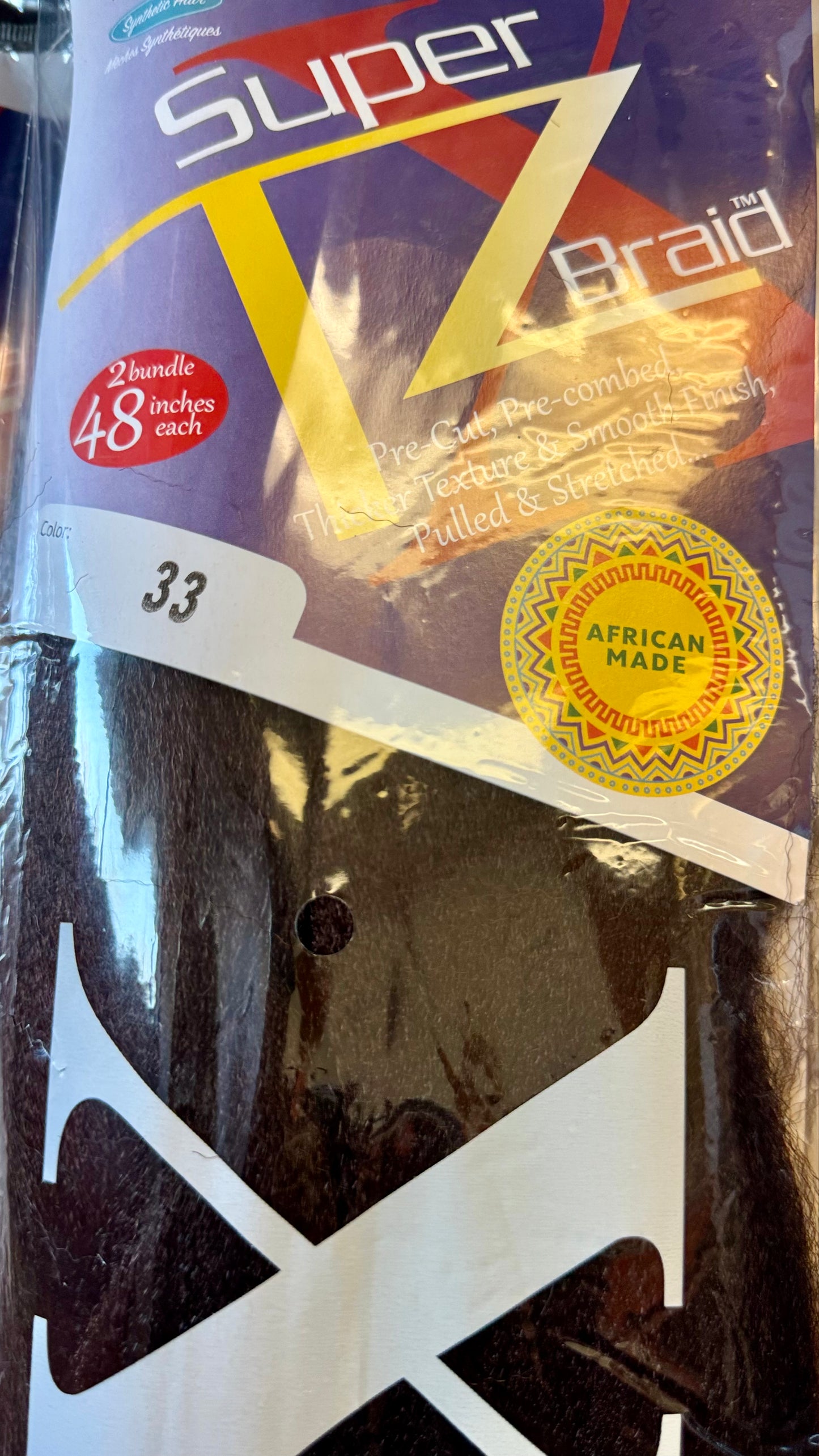 Supreme XTZ Pre-Stretched Braiding Hair 48” – 170g (All 61 Colors)