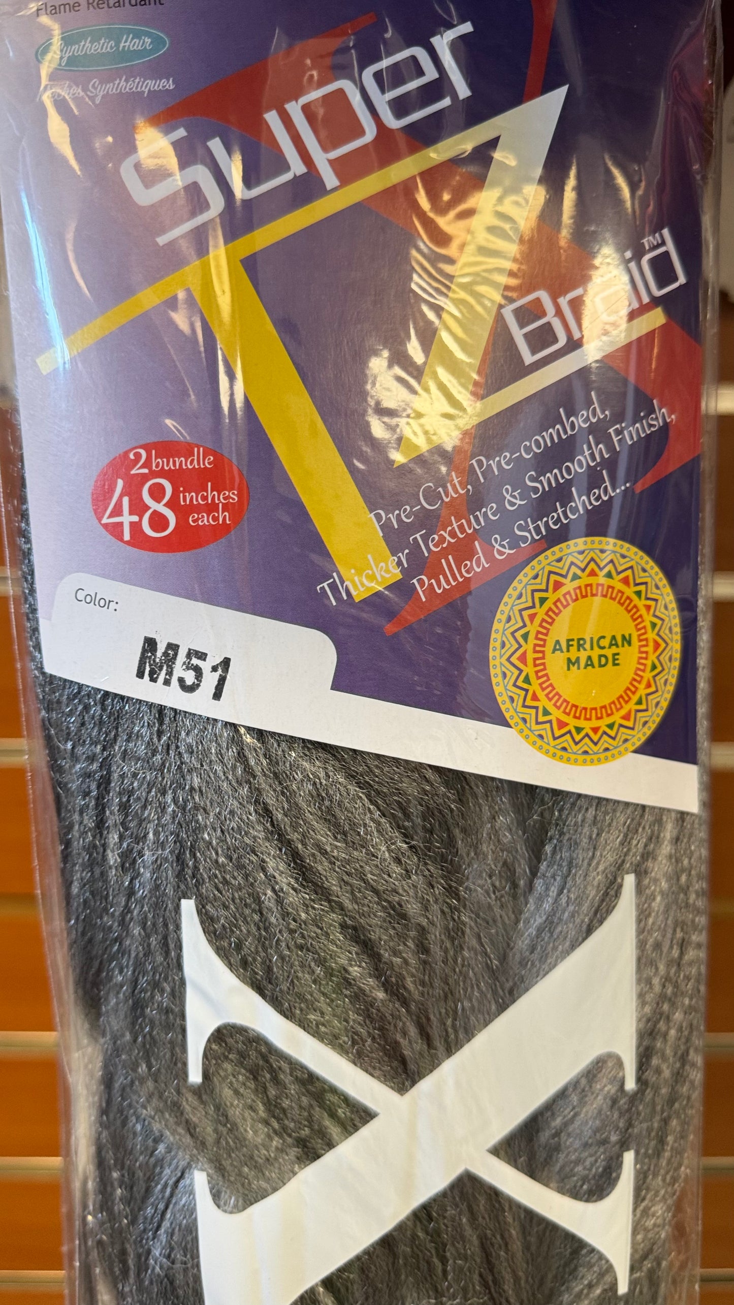 Supreme XTZ Pre-Stretched Braiding Hair 48” – 170g (All 61 Colors)