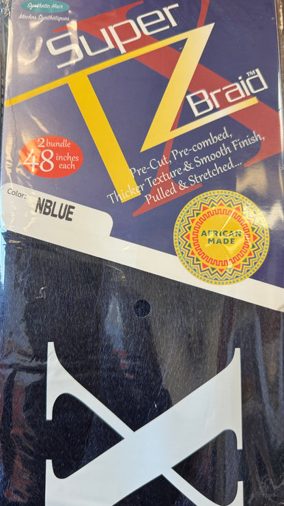 Supreme XTZ Pre-Stretched Braiding Hair 48” – 170g (All 61 Colors)