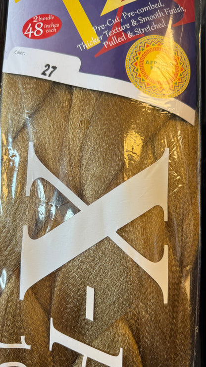 Supreme XTZ Pre-Stretched Braiding Hair 48” – 170g (All 61 Colors)